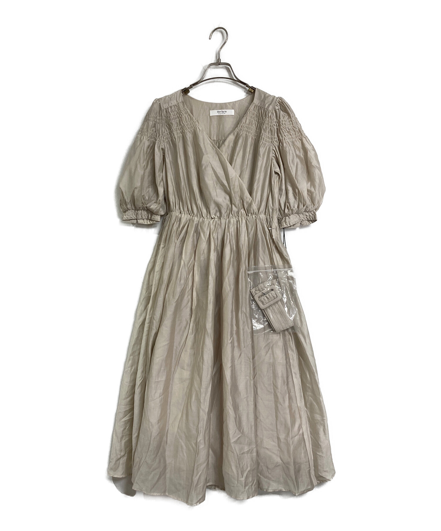 中古・古着通販】HER LIP TO (ハーリップトゥ) Airy Volume Sleeve