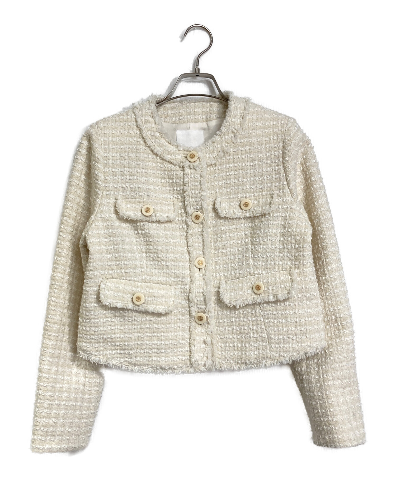 中古・古着通販】Her lip to (ハーリップトゥ) Grace Tweed Jacket