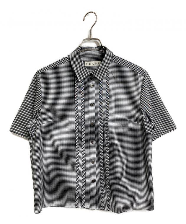 中古・古着通販】SCAPA (スキャパ) レストギンガムブラウス 半袖 