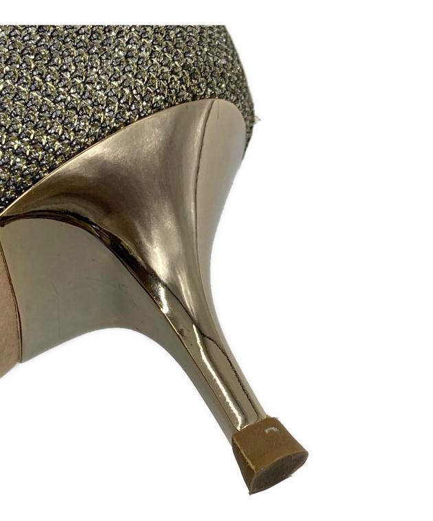中古・古着通販】JIMMY CHOO (ジミーチュウ) ラメグリッターパンプス