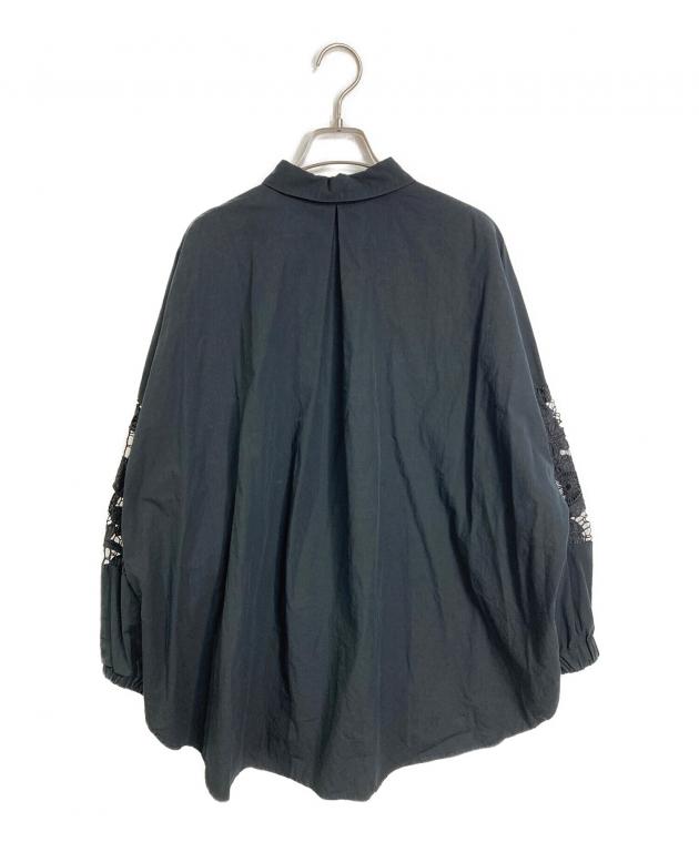 中古・古着通販】BEARDSLEY (ビアズリー) 袖レース切り替えシャツ