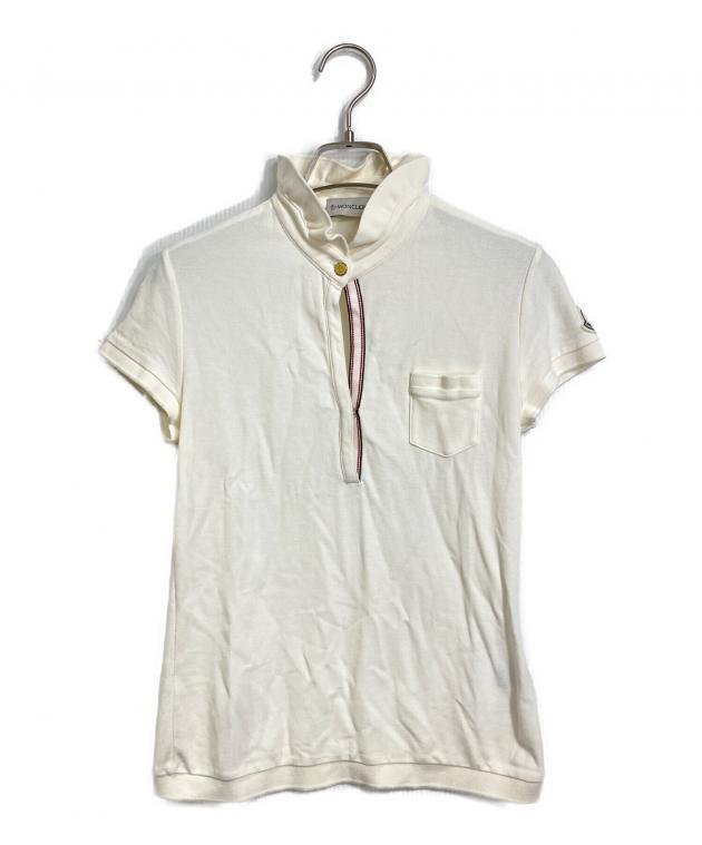 中古・古着通販】MONCLER (モンクレール) ポロシャツ アイボリー