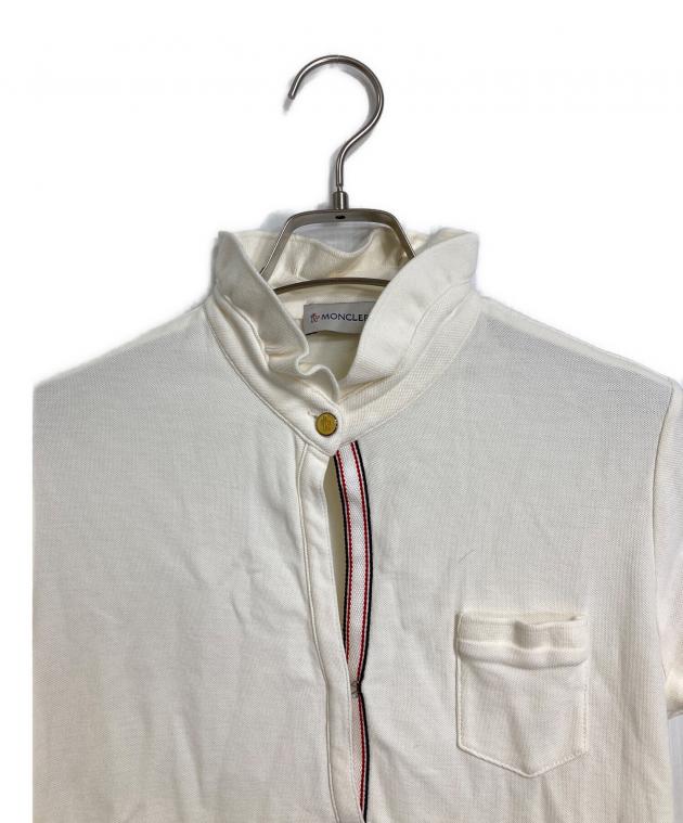 中古・古着通販】MONCLER (モンクレール) ポロシャツ アイボリー