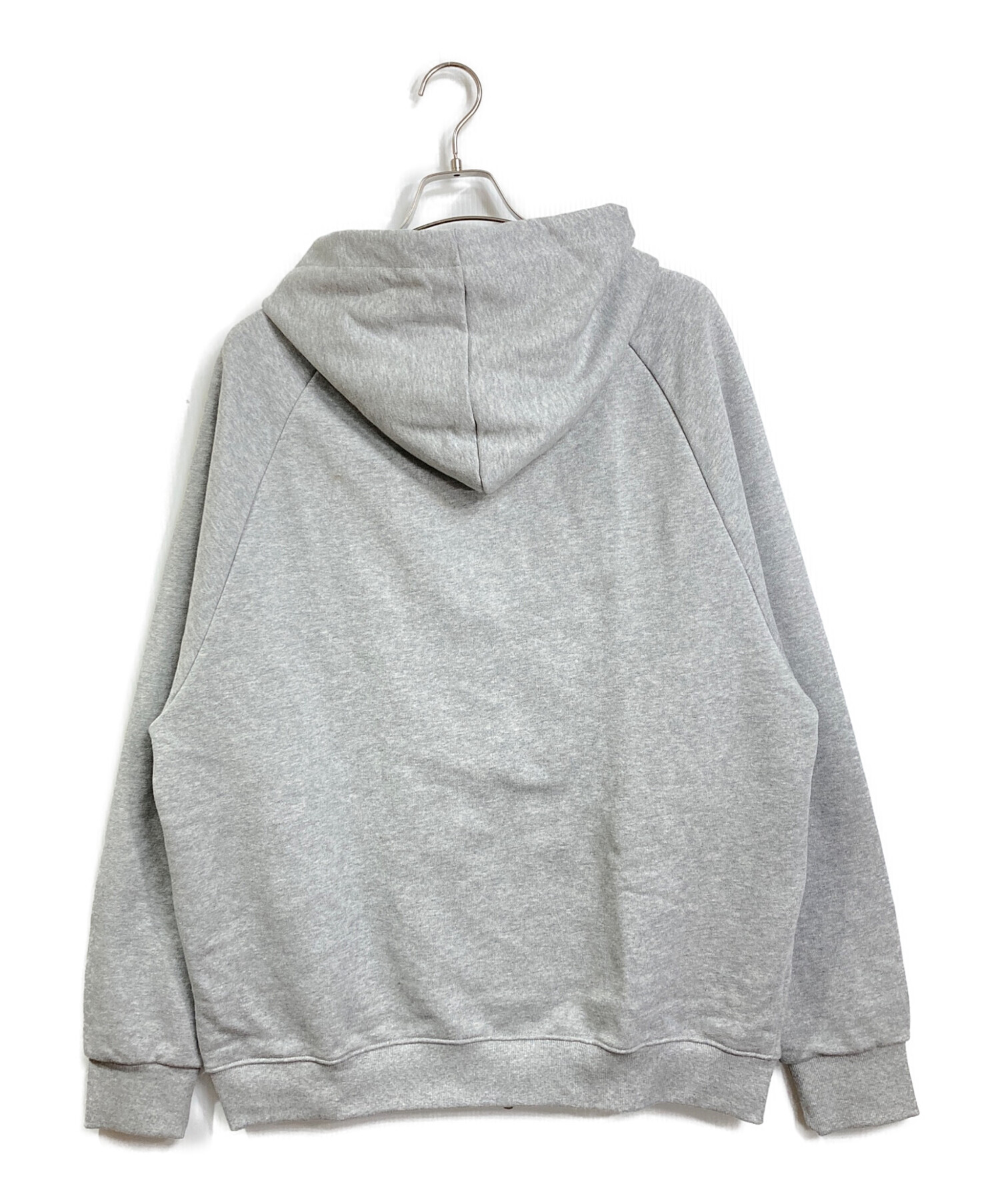 ILLIGO グレー パーカー Lサイズ 新品未使用 中古・古着通販】ILLIGO (イリゴ) ロゴパッチジップパーカー タグ付き