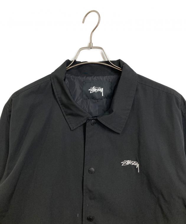 中古・古着通販】stussy (ステューシー) コーチジャケット ブラック