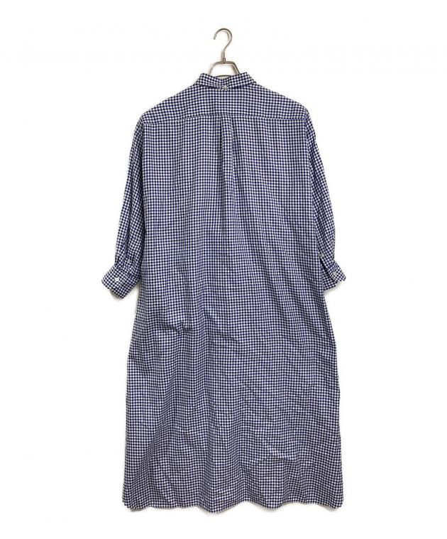 中古・古着通販】HYKE (ハイク) チェック シャツワンピース ロング