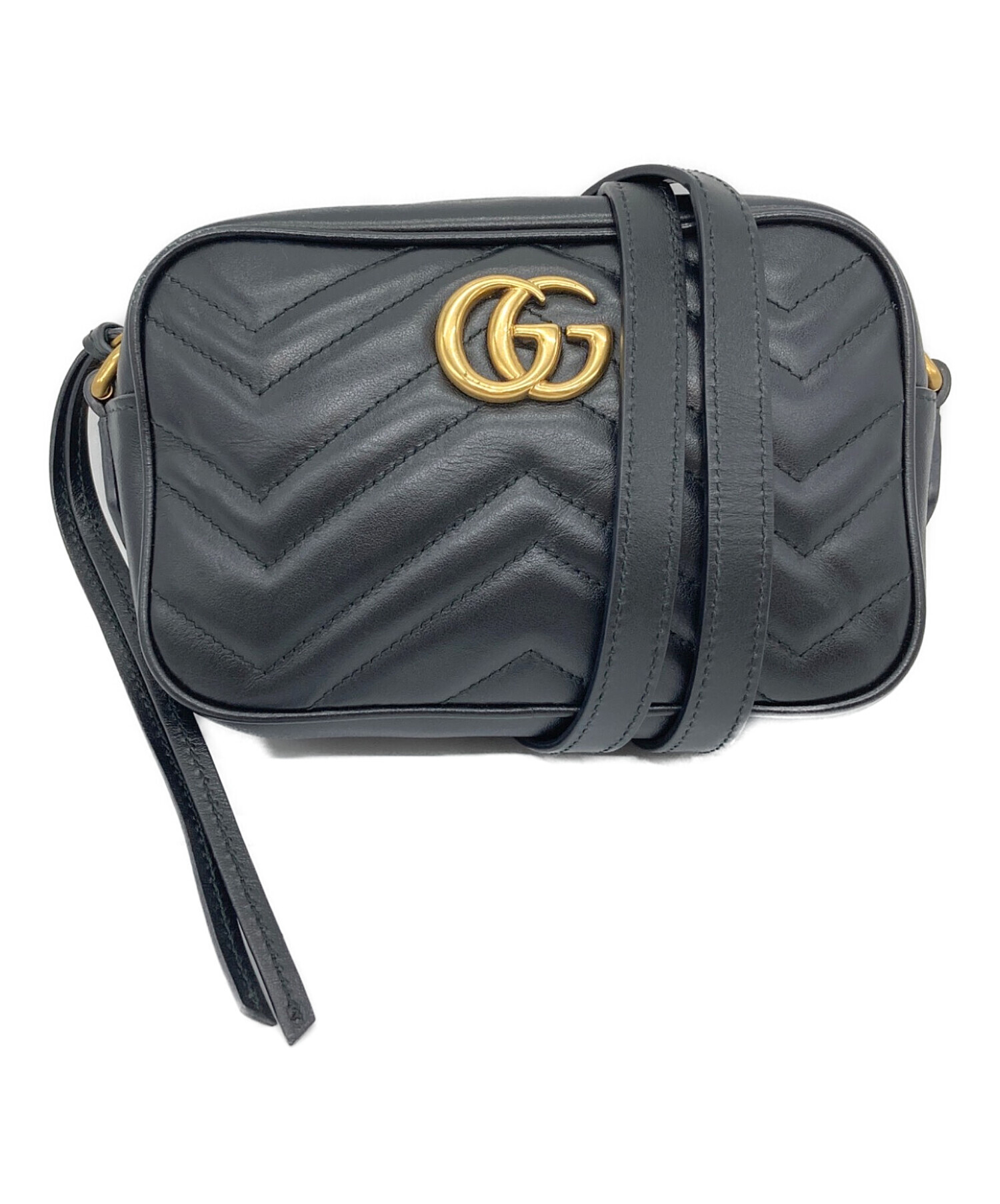 中古・古着通販】GUCCI (グッチ) GG マーモント レザーショルダー