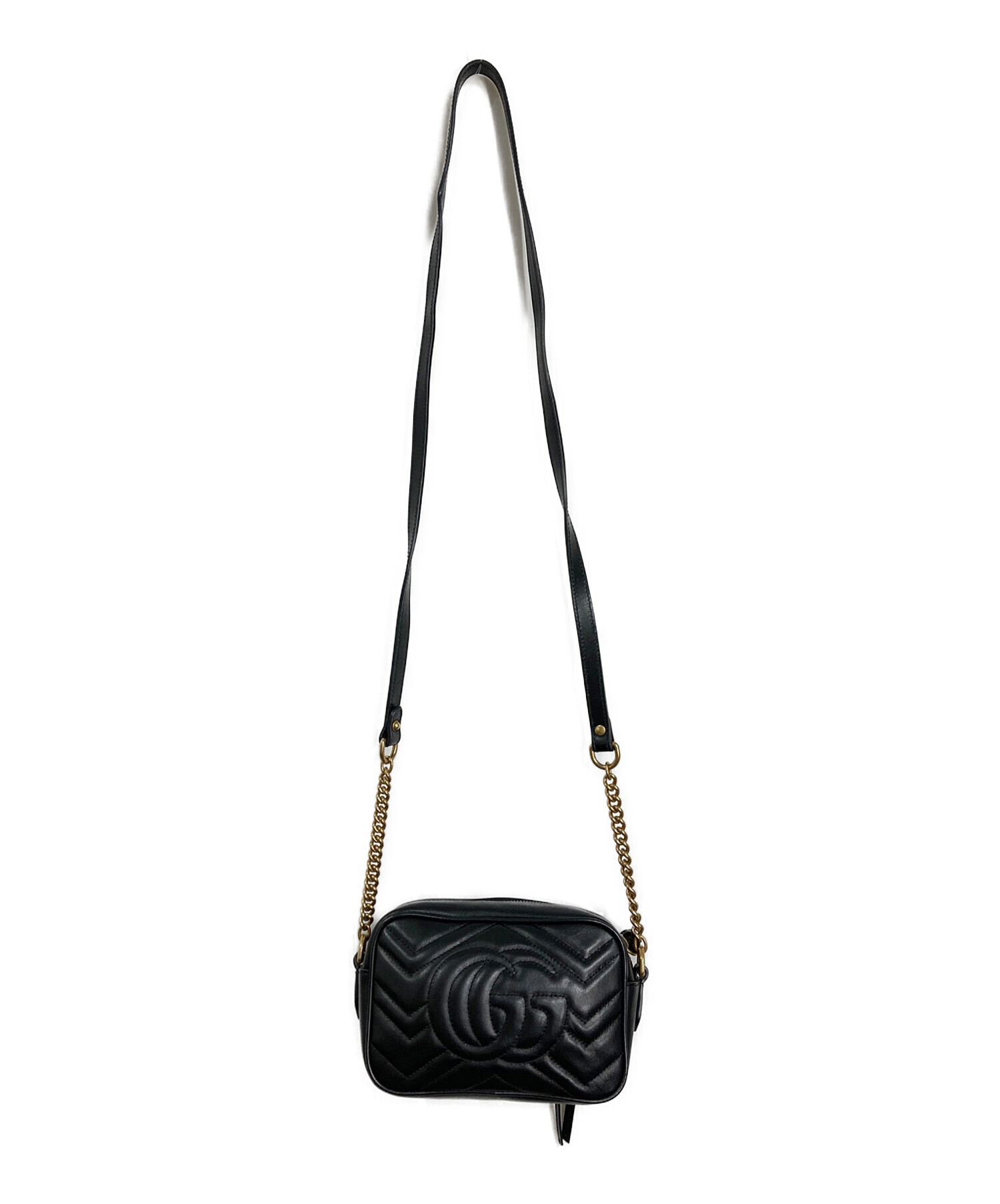 中古・古着通販】GUCCI (グッチ) GG マーモント レザーショルダー
