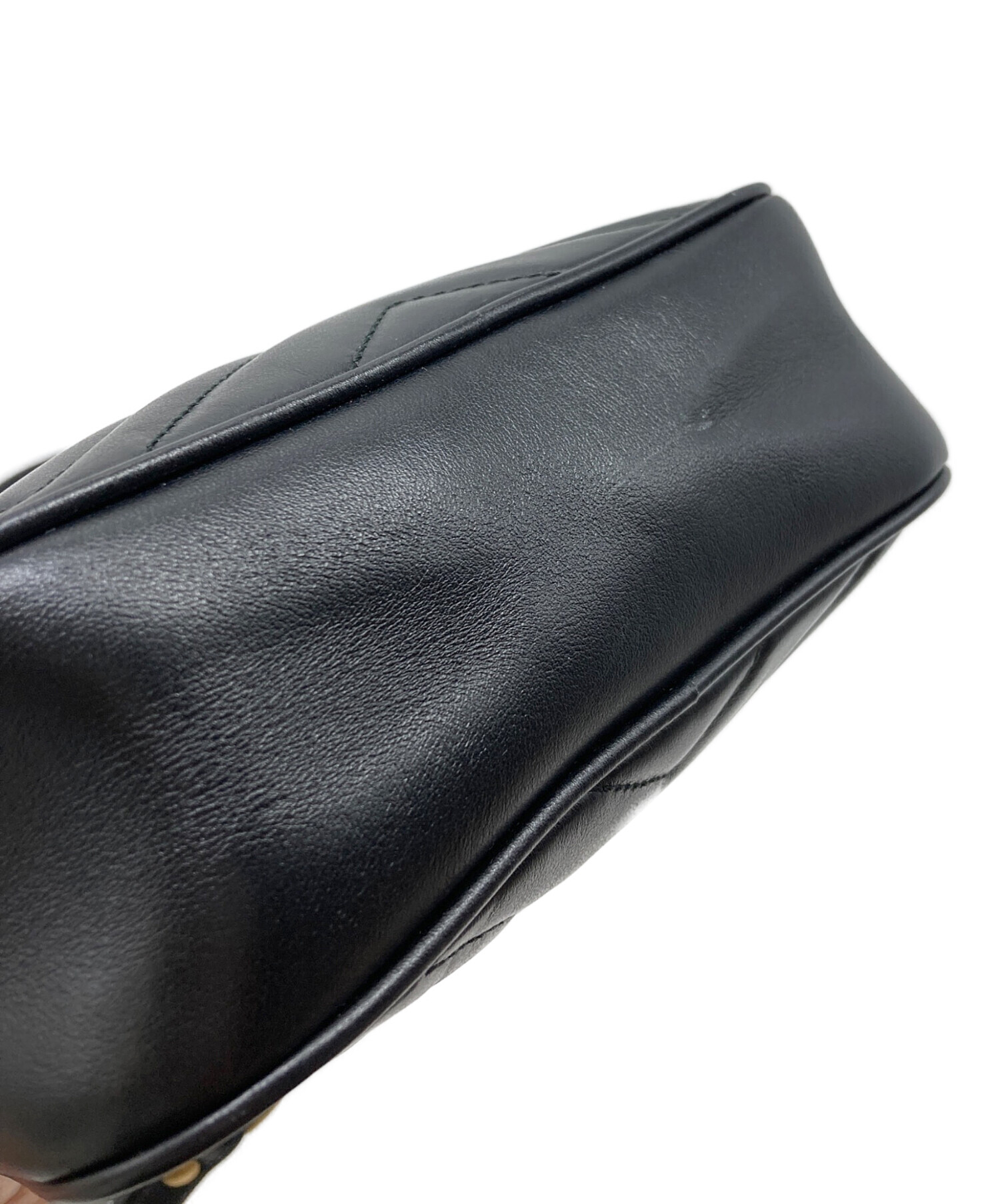 中古・古着通販】GUCCI (グッチ) GG マーモント レザーショルダー
