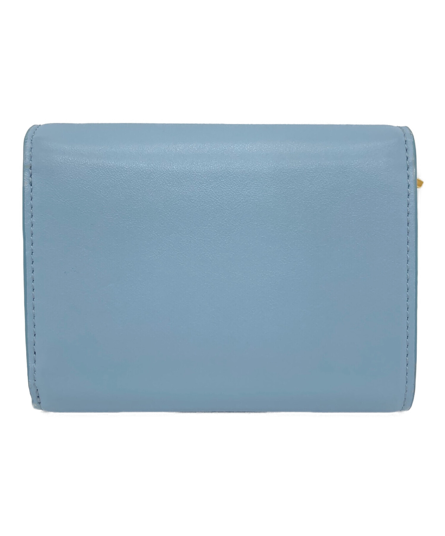 中古・古着通販】TOD'S (トッズ) T Timeless 3つ折り財布 スカイブルー
