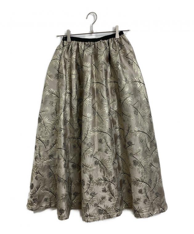お値下げ！＊オブリobli 米沢別注スカート＊定価49,000 sizeM＊美品 中古・古着通販】OBLI (オブリ) 米沢別注ゴールドフレアスカート