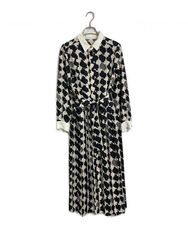 【美品】GRACE CLASS 千鳥ドットワンピース グレースコンチネンタル 中古・古着通販】GRACE CONTINENTAL (（グレースコンチネンタル) 千鳥