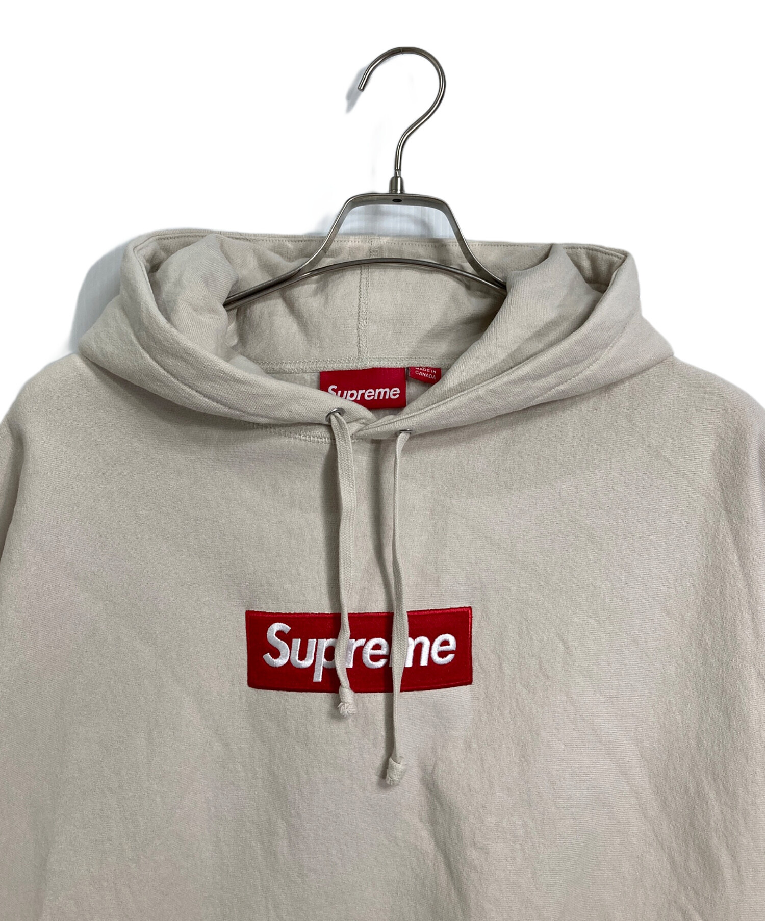 中古・古着通販】Supreme (シュプリーム) Box Logo Hooded “Stone