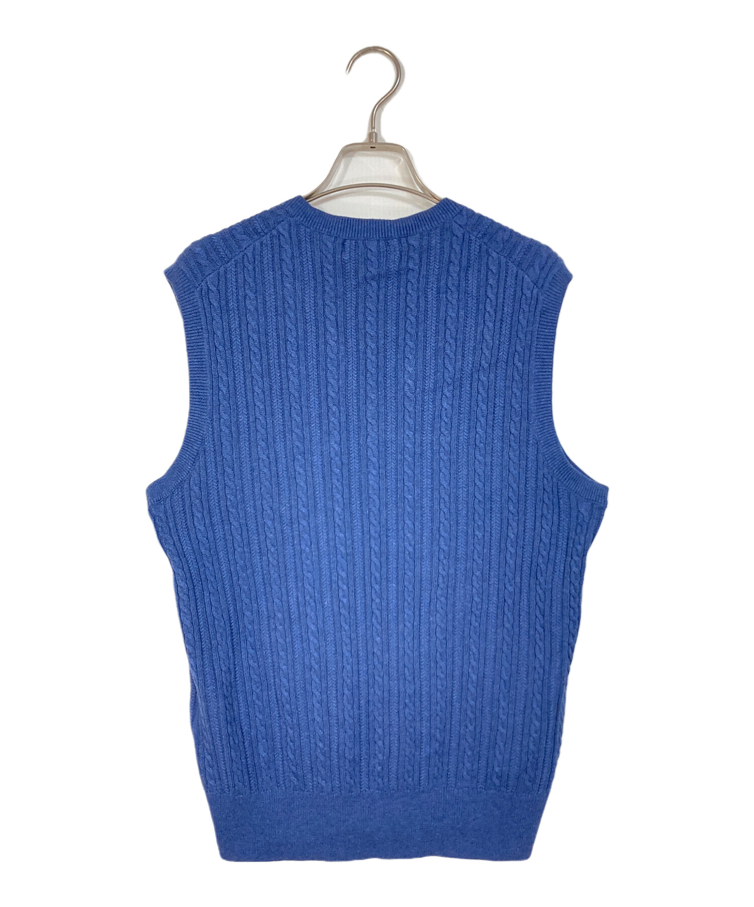 【新品】Polo Ralph Lauren 水色 ケーブルニット ベスト　150 中古・古着通販】POLO RALPH LAUREN (ポロ・ラルフローレン) ケーブル