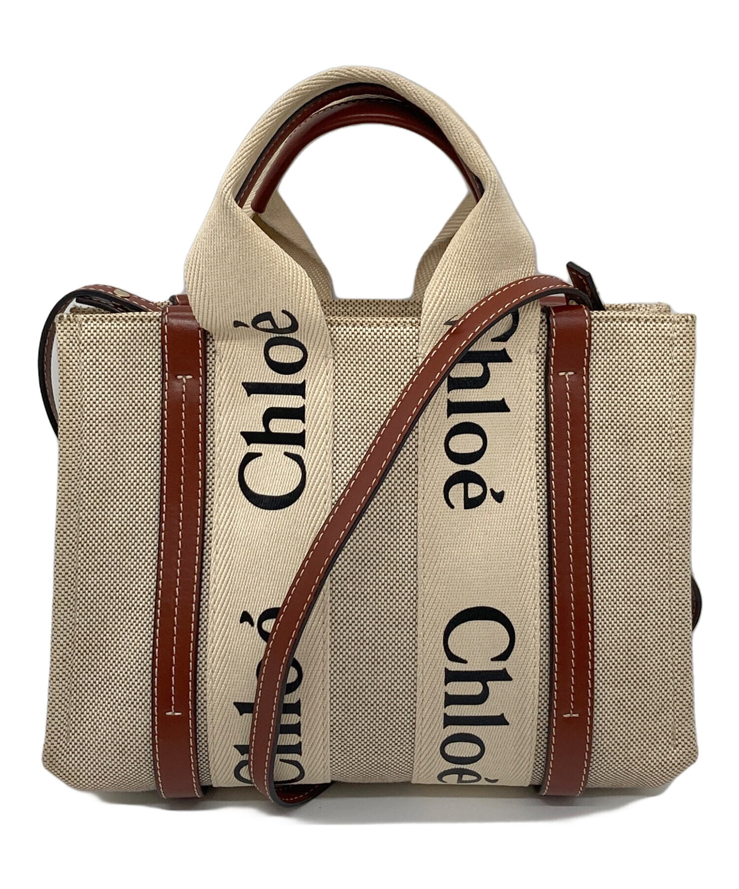 中古・古着通販】Chloe (クロエ) ウッディスモールトートバッグ 