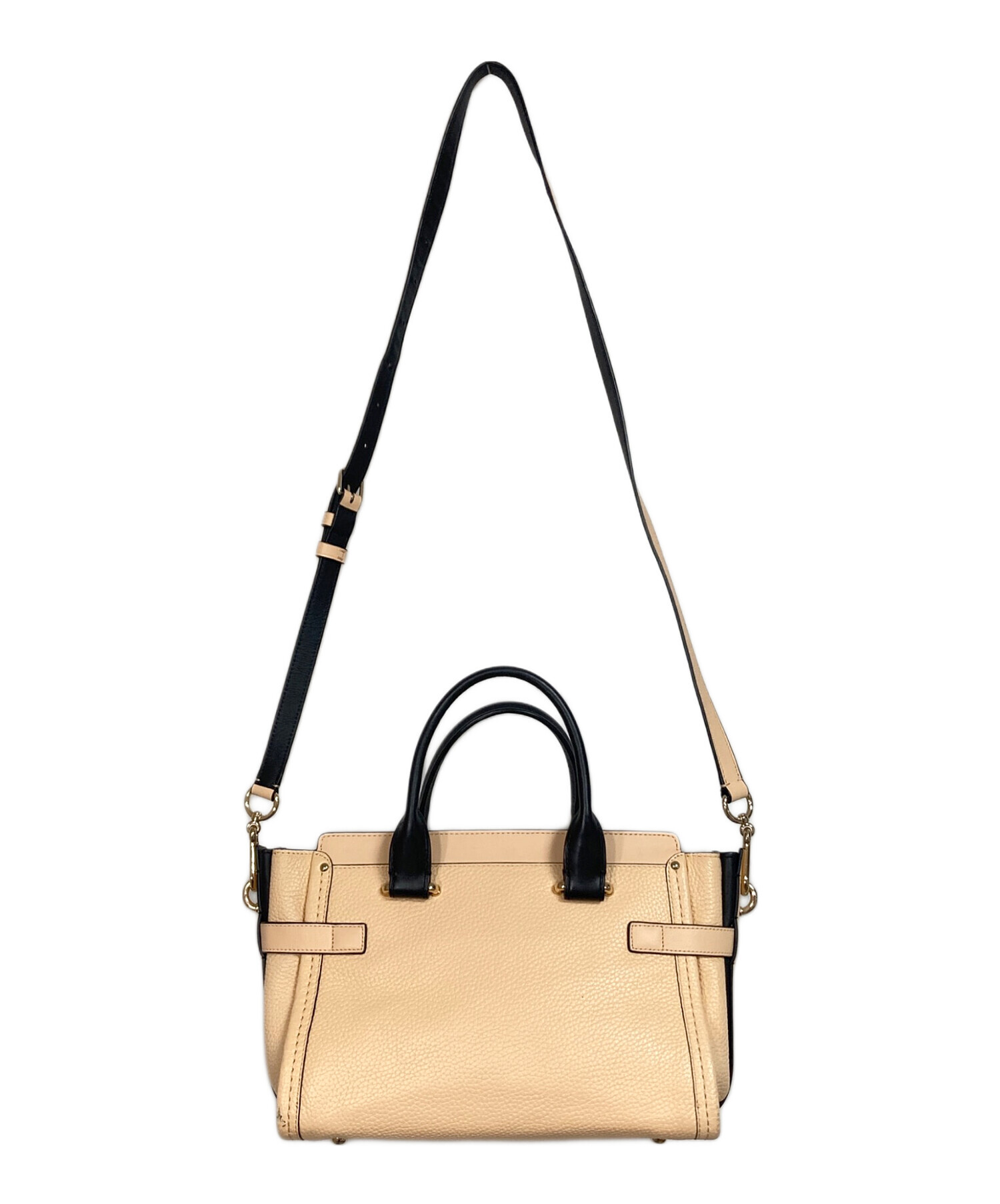 中古・古着通販】COACH (コーチ) ターンロック 2WAYバッグ ベージュ