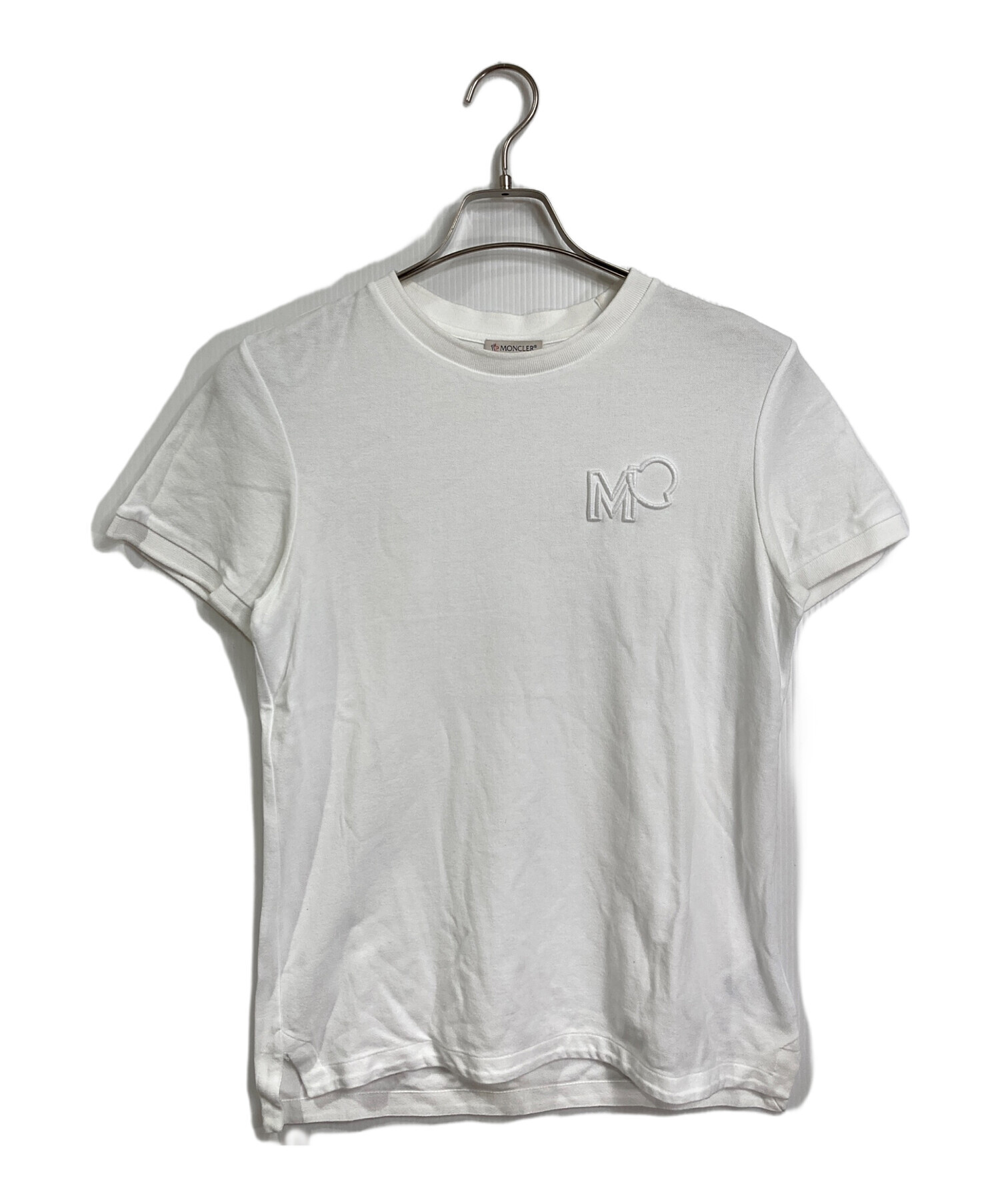 中古・古着通販】MONCLER (モンクレール) ロゴ刺繍Tシャツ 半袖