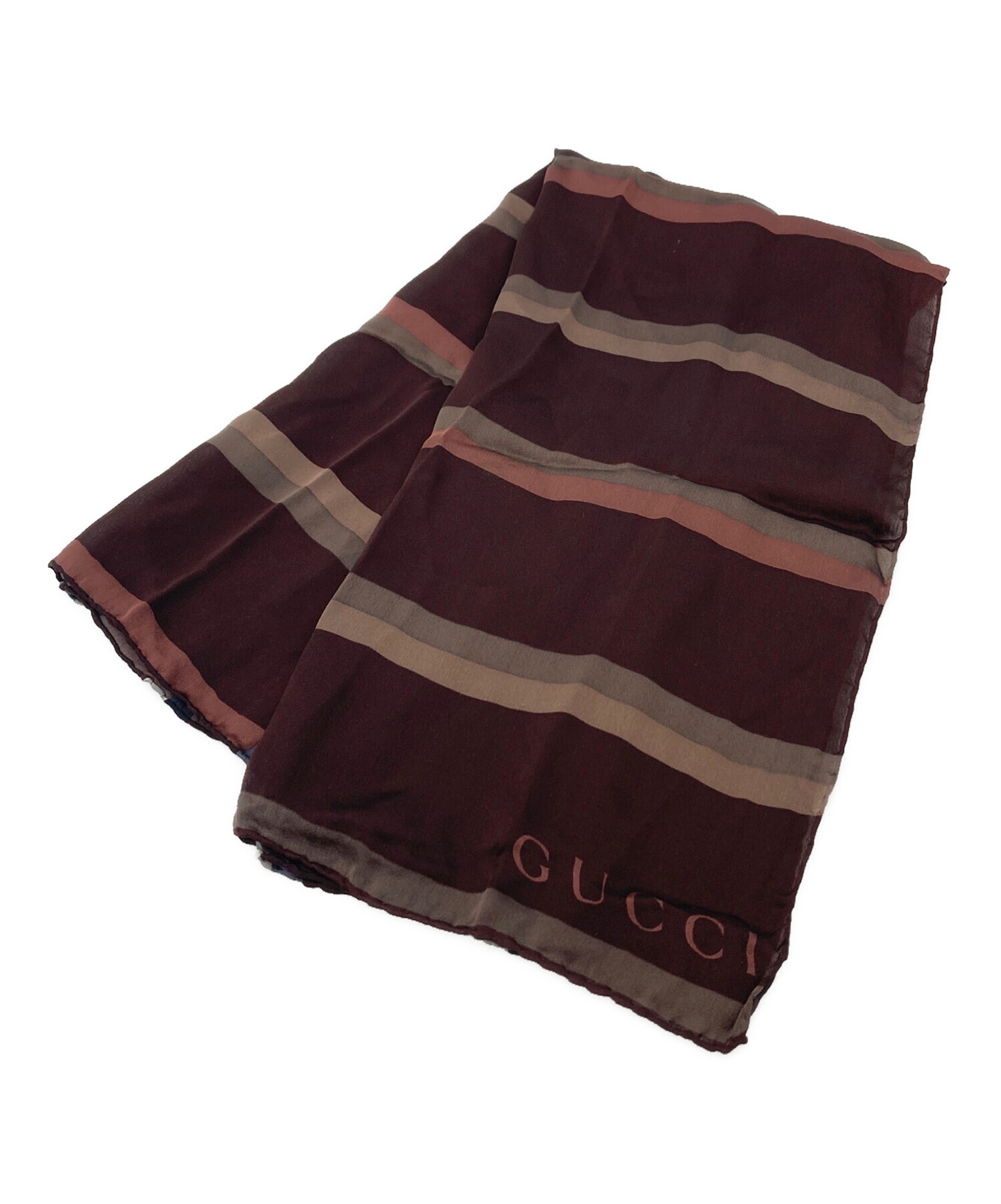 中古・古着通販】GUCCI (グッチ) スカーフ シルク100％ イタリア製