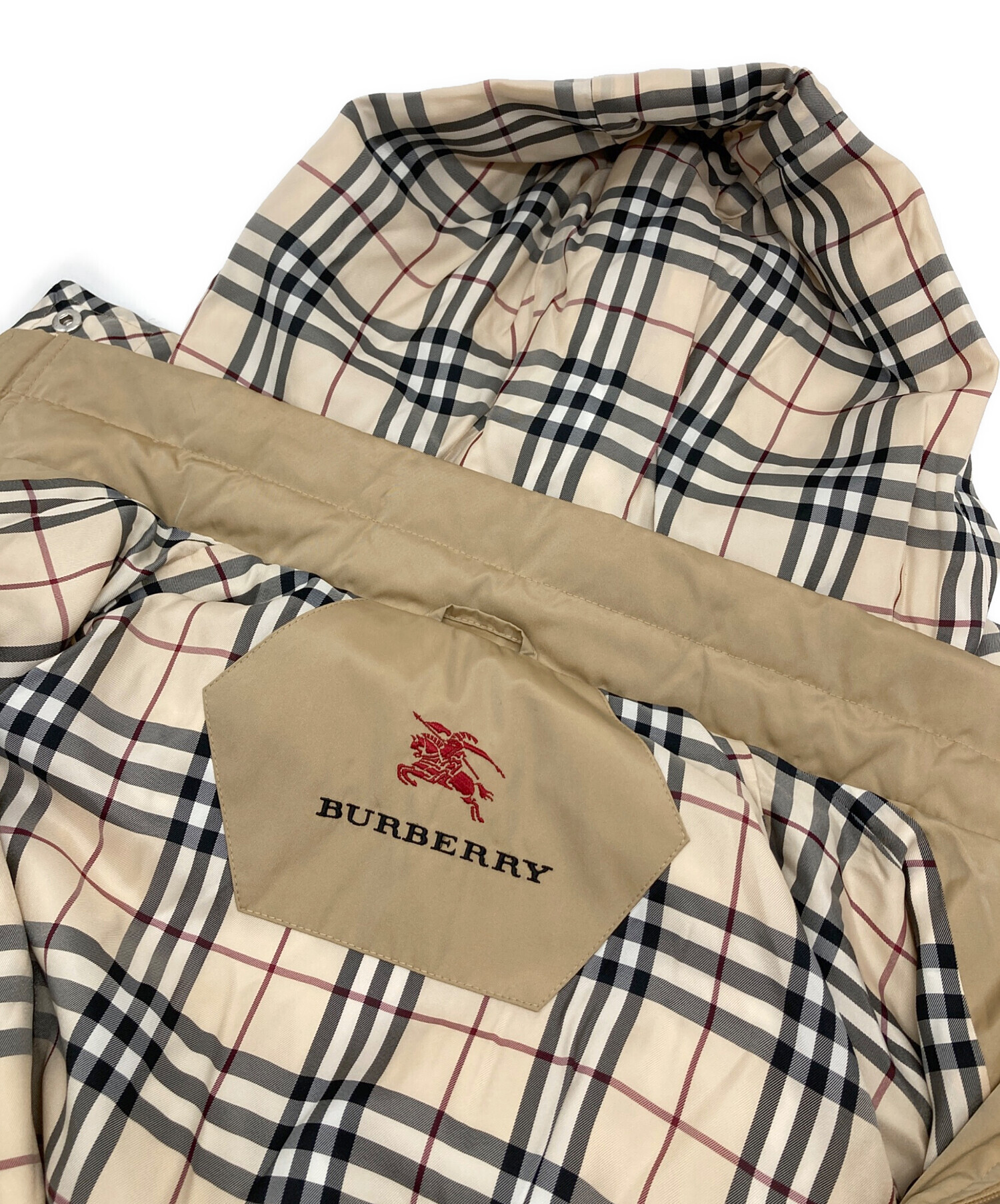 バーバリーロンドン★ダウンジャケット　ベージュ　大きいサイズ　ノバチェック　46 中古・古着通販】BURBERRY LONDON (バーバリーロンドン) ノバチェック
