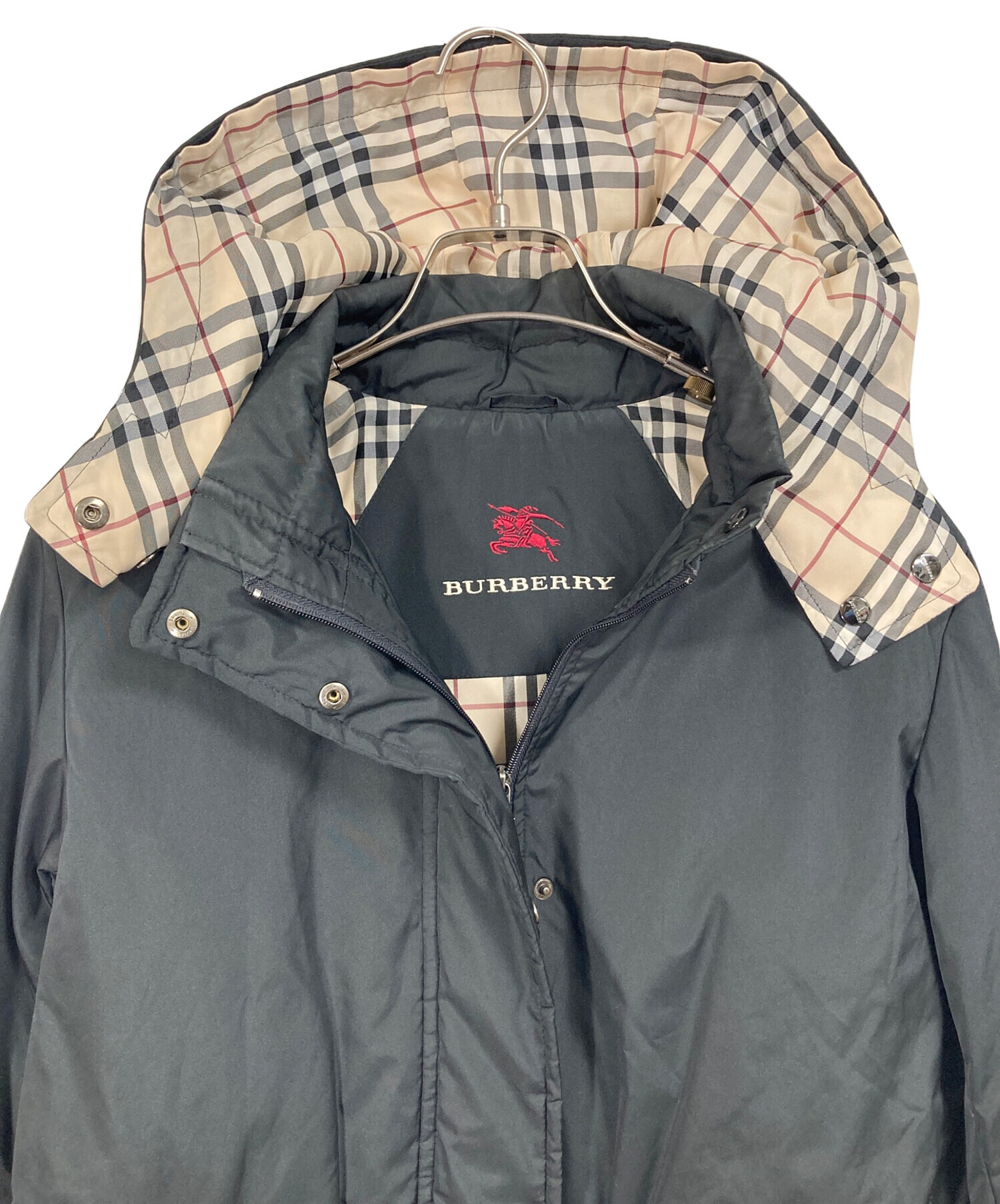 中古・古着通販】BURBERRY (バーバリー) ノバチェックダウンジャケット