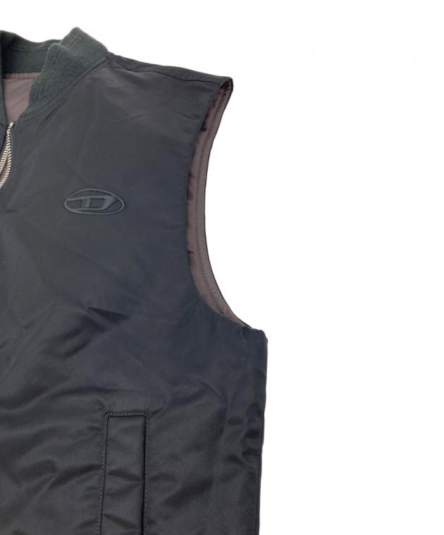 【未使用品】ディーゼル DIESEL フェイクファーベスト リバーシブル 中古・古着通販】DIESEL (ディーゼル) ジップアップベスト