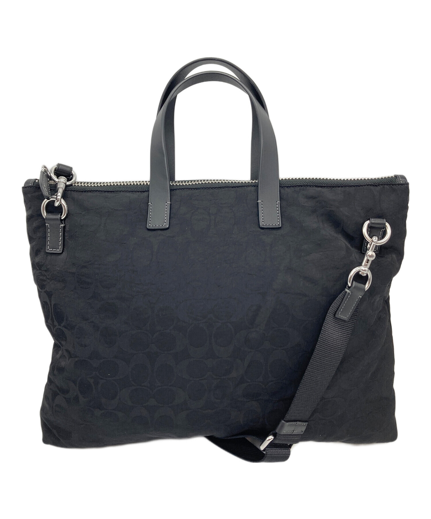 中古・古着通販】COACH (コーチ) ルカブリーフ・シグネチャーナイロン