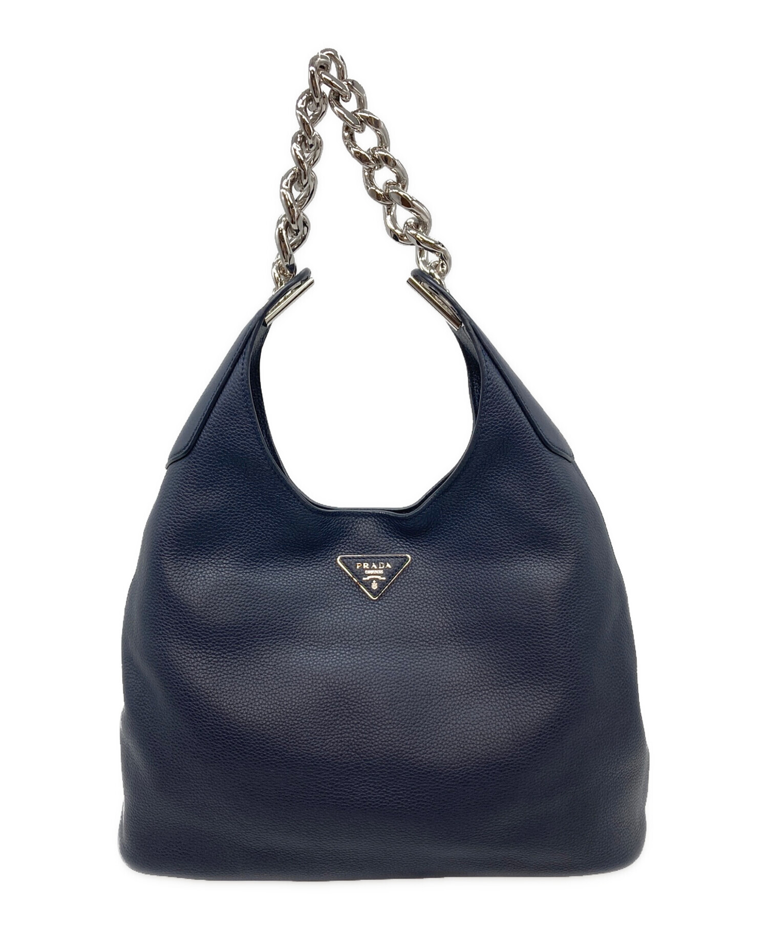 中古・古着通販】PRADA (プラダ) チェーンホーボーバッグ
