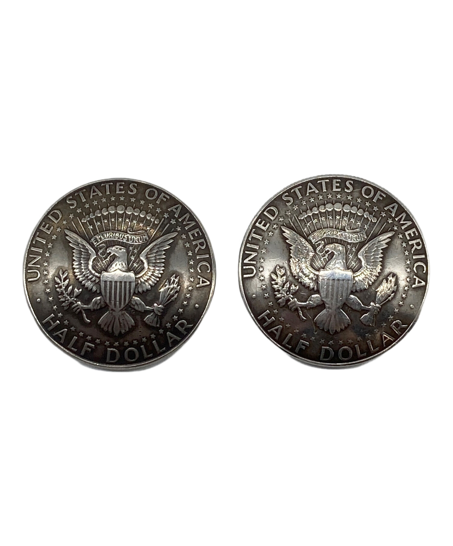 中古・古着通販】FUNNY (ファニー) 50セント銀貨 2枚セットコンチョ