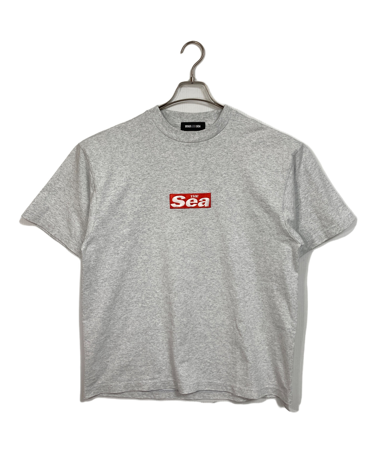 抽選販売品】WIND AND SEA Logo 半袖Tシャツ Mサイズ グレー 抽選販売