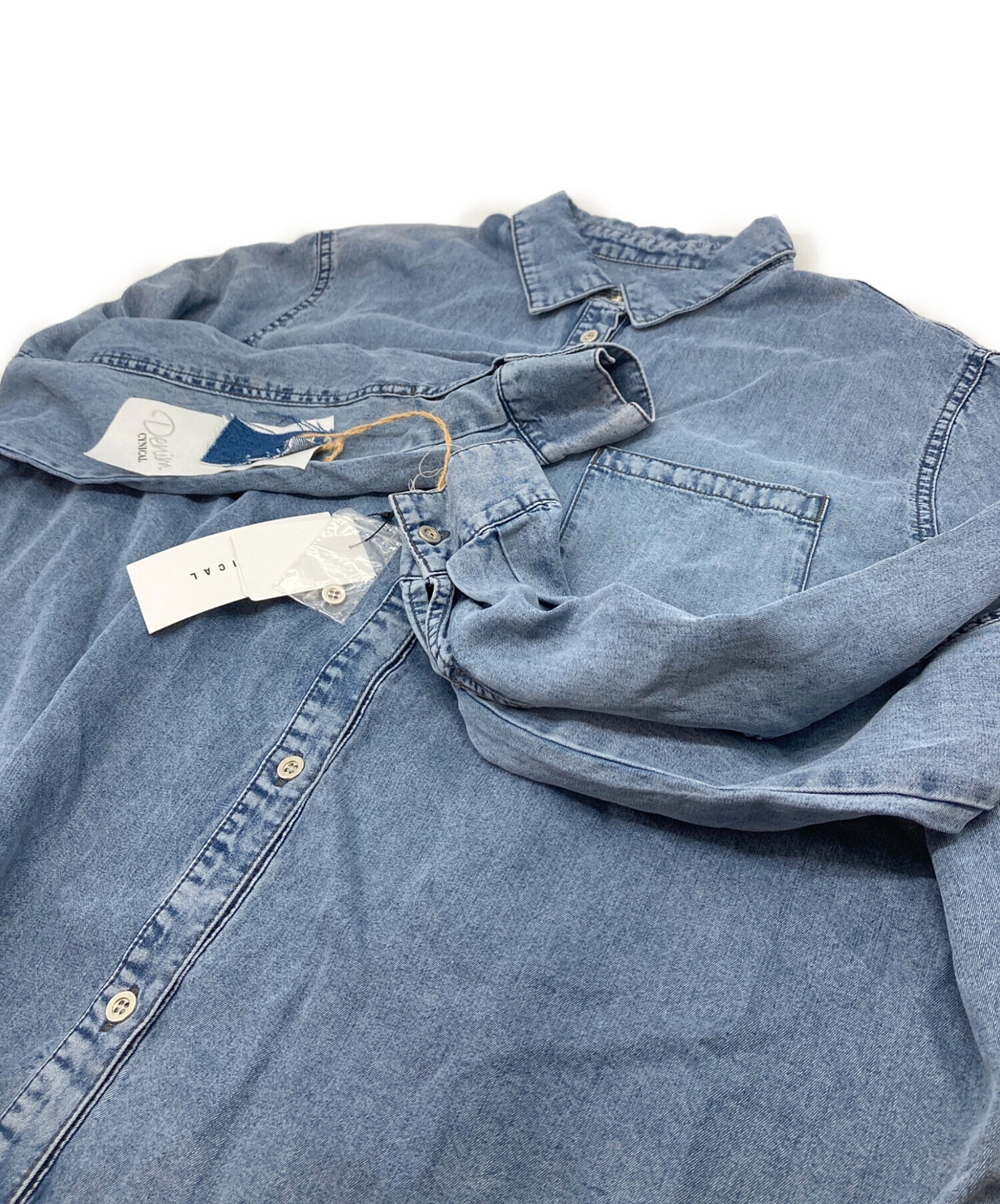 中古・古着通販】Cynical (シニカル) セルロース デニムシャツ