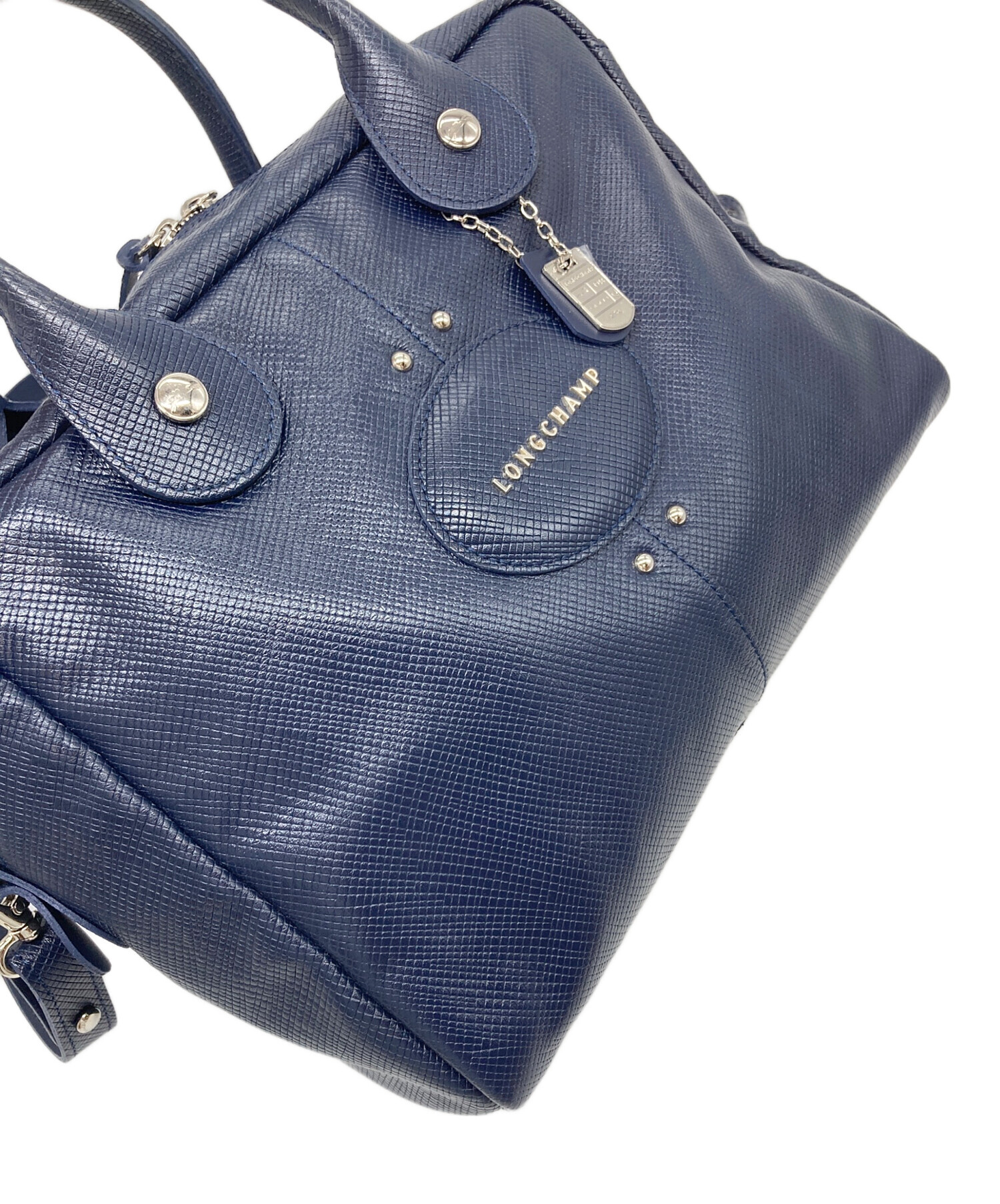 ロンシャン クアドリ 2way ショルダーバッグ レザー LONGCHAMP 中古・古着通販】LONGCHAMP (ロンシャン) クアドリ 2WAY バッグ