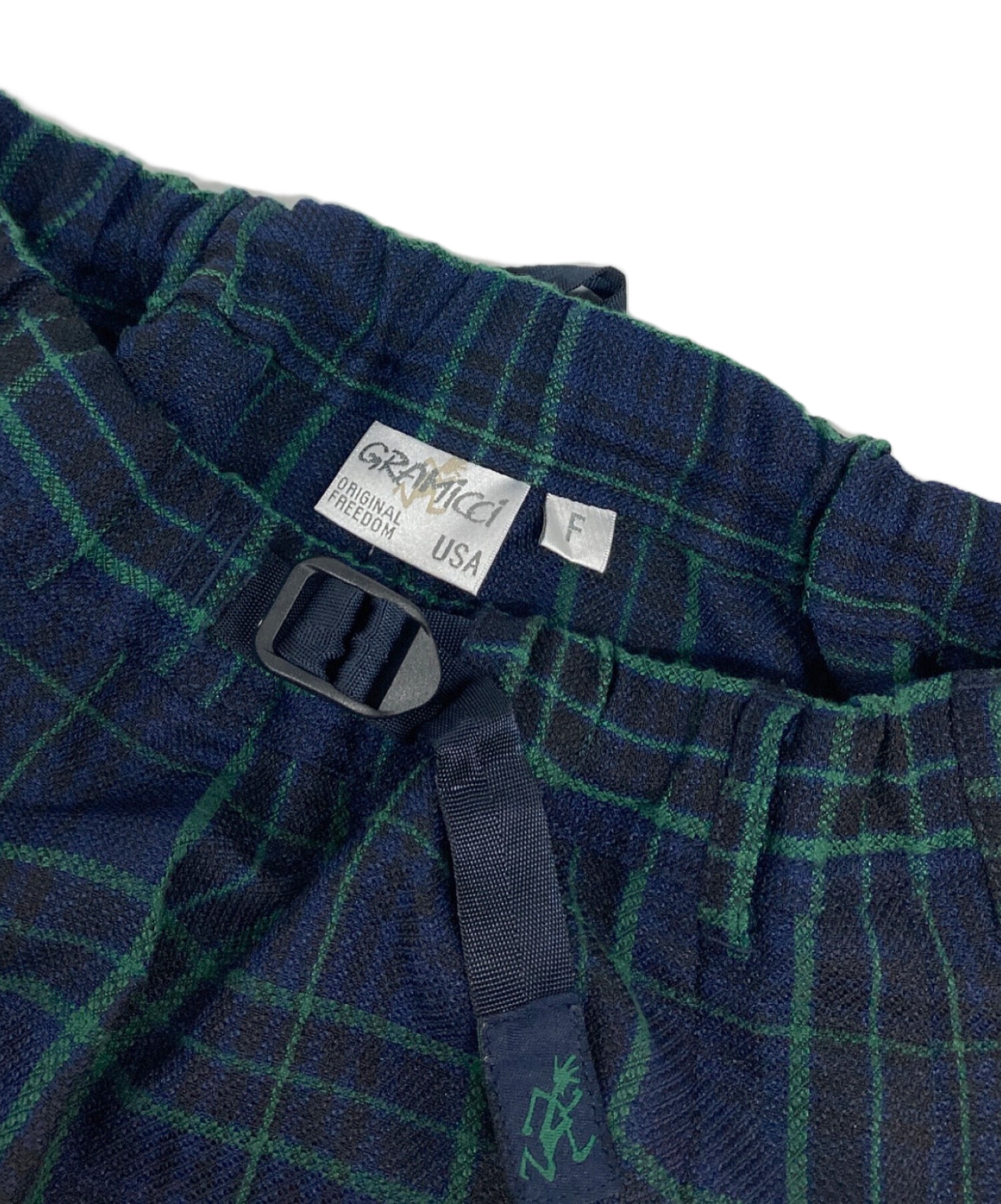 販売終了品 BEAMS ブラックウォッチ柄 チャック柄 フリーサイズ スカート 中古・古着通販】GRAMICCI (グラミチ) チェックスカート BEAMS BOY別注