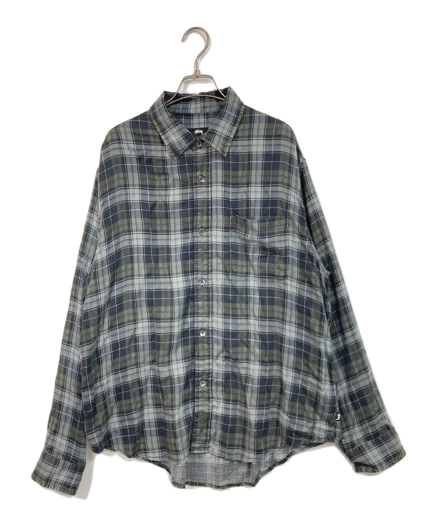 中古・古着通販】stussy (ステューシー) MATTHEW PLAID SHIRT チェック