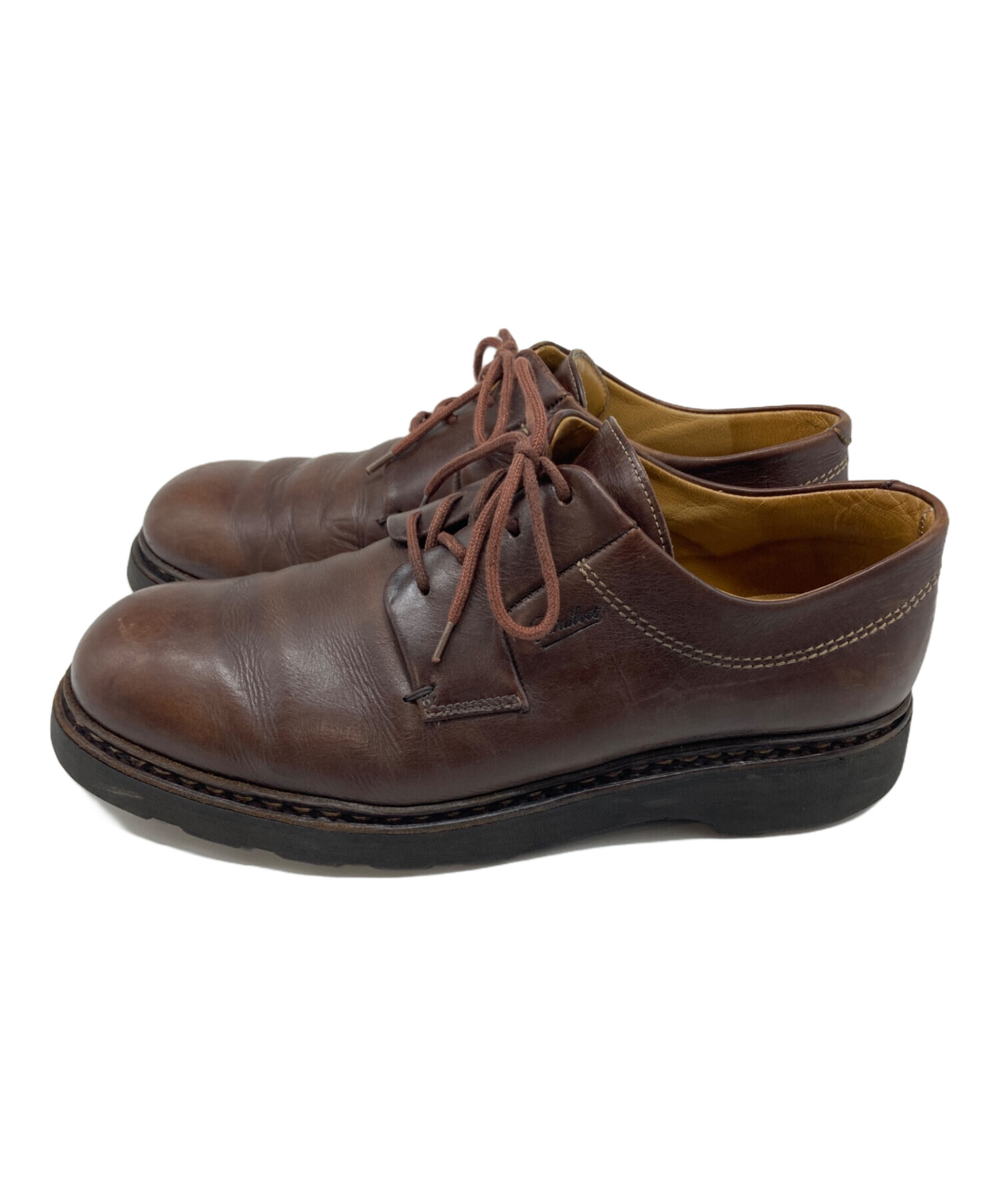 Paraboot プレーントゥ　レザーソール　サイズ6 靴/シューズ Paraboot プレーントゥ レザーソール サイズ6