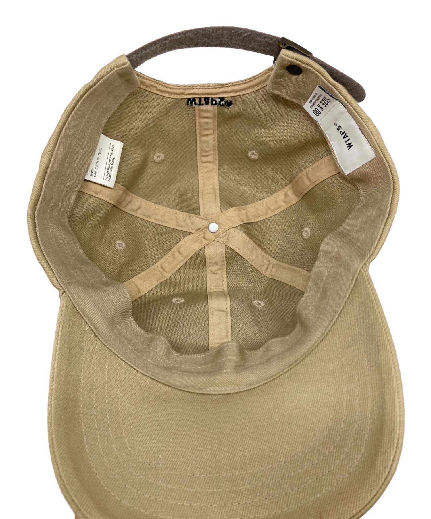 中古・古着通販】WTAPS (ダブルタップス) キャップ ベージュ サイズ:00
