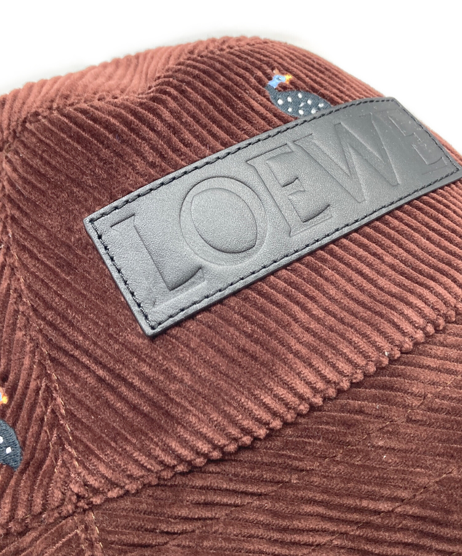 中古・古着通販】LOEWE (ロエベ) 鳥刺繍コーデュロイバケットハット