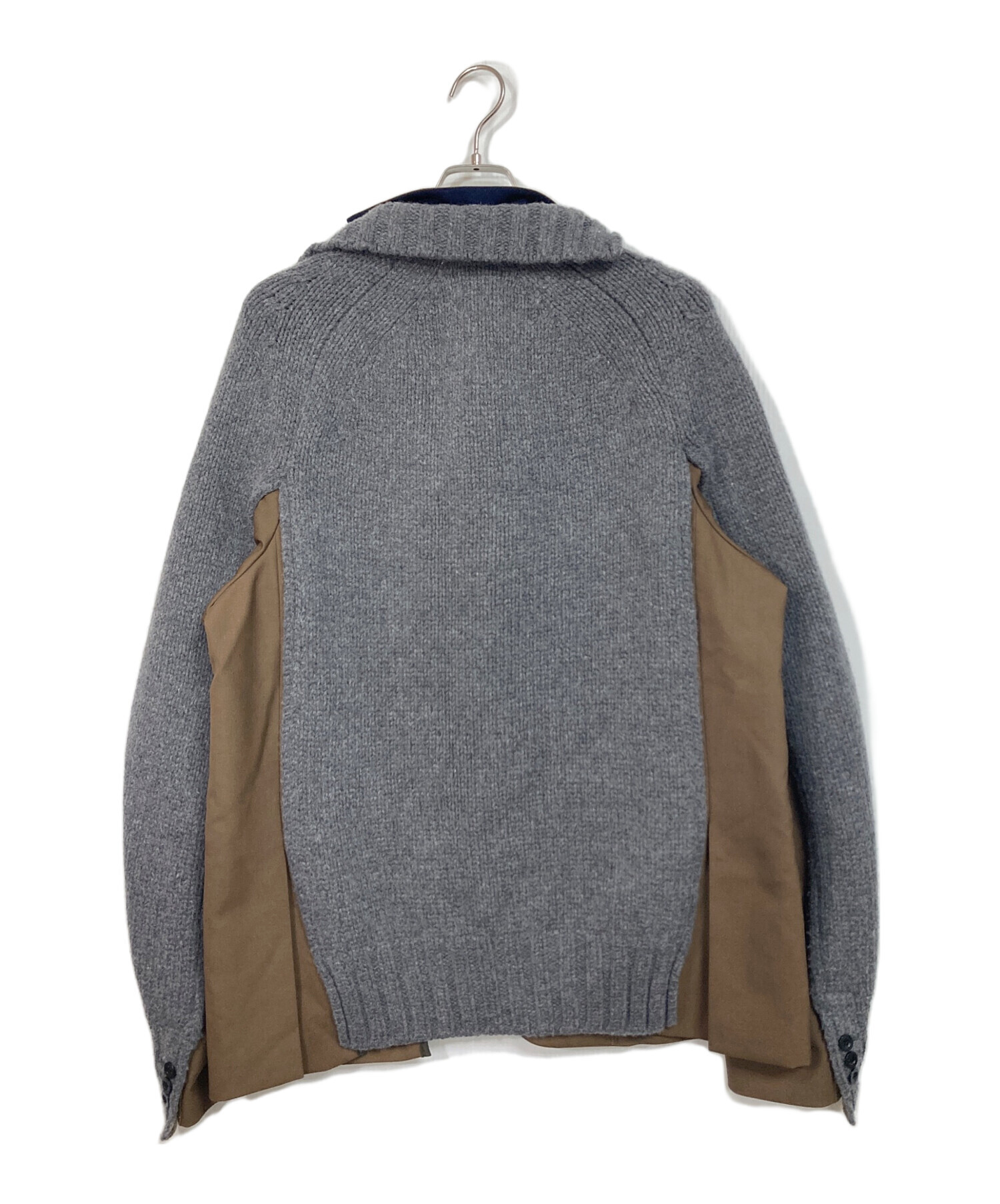 中古・古着通販】sacai (サカイ) sacai Suiting Wool Knit Jacket