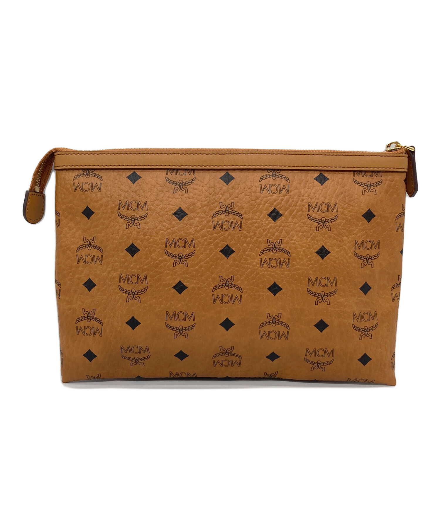 中古・古着通販】MCM (エムシーエム) クラッチバッグ ブラウン サイズ