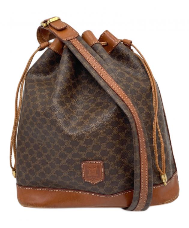 CELINE　マカダム柄ショルダートートバッグ　綺麗ですがカビ臭有り　　中古品 中古・古着通販】CELINE (セリーヌ) マカダムショルダーバッグ