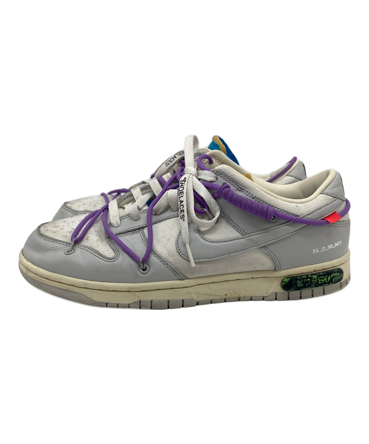 中古・古着通販】NIKE (ナイキ) OFFWHITE (オフホワイト) Dunk Low