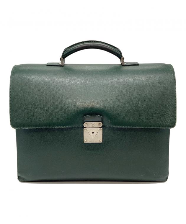 にかく！！Louis Vuitton ビジネスバッグ オリーブグリーン 中古・古着通販】LOUIS VUITTON (ルイ ヴィトン) ブリーフケース