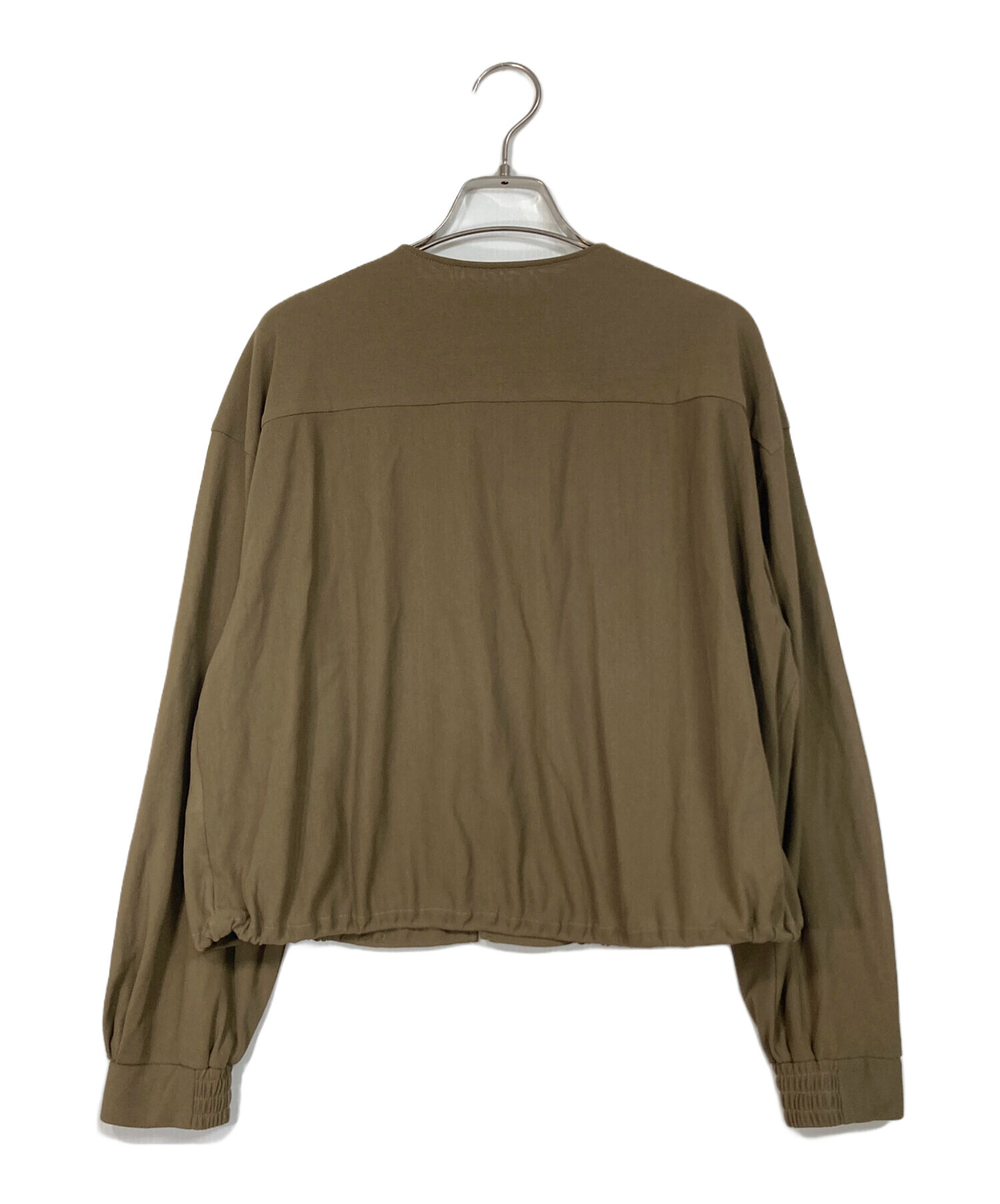 中古・古着通販】UNTITLED (アンタイトル) シアーブルゾン ノーカラー 