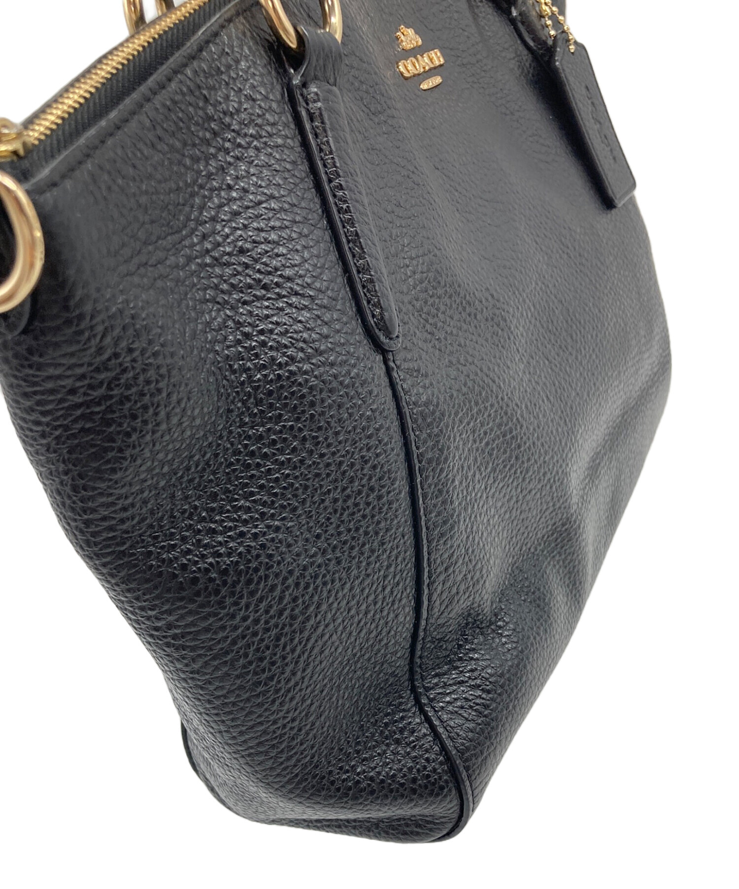 中古・古着通販】COACH (コーチ) ケルシー 2WAYハンドバッグ ブラック 