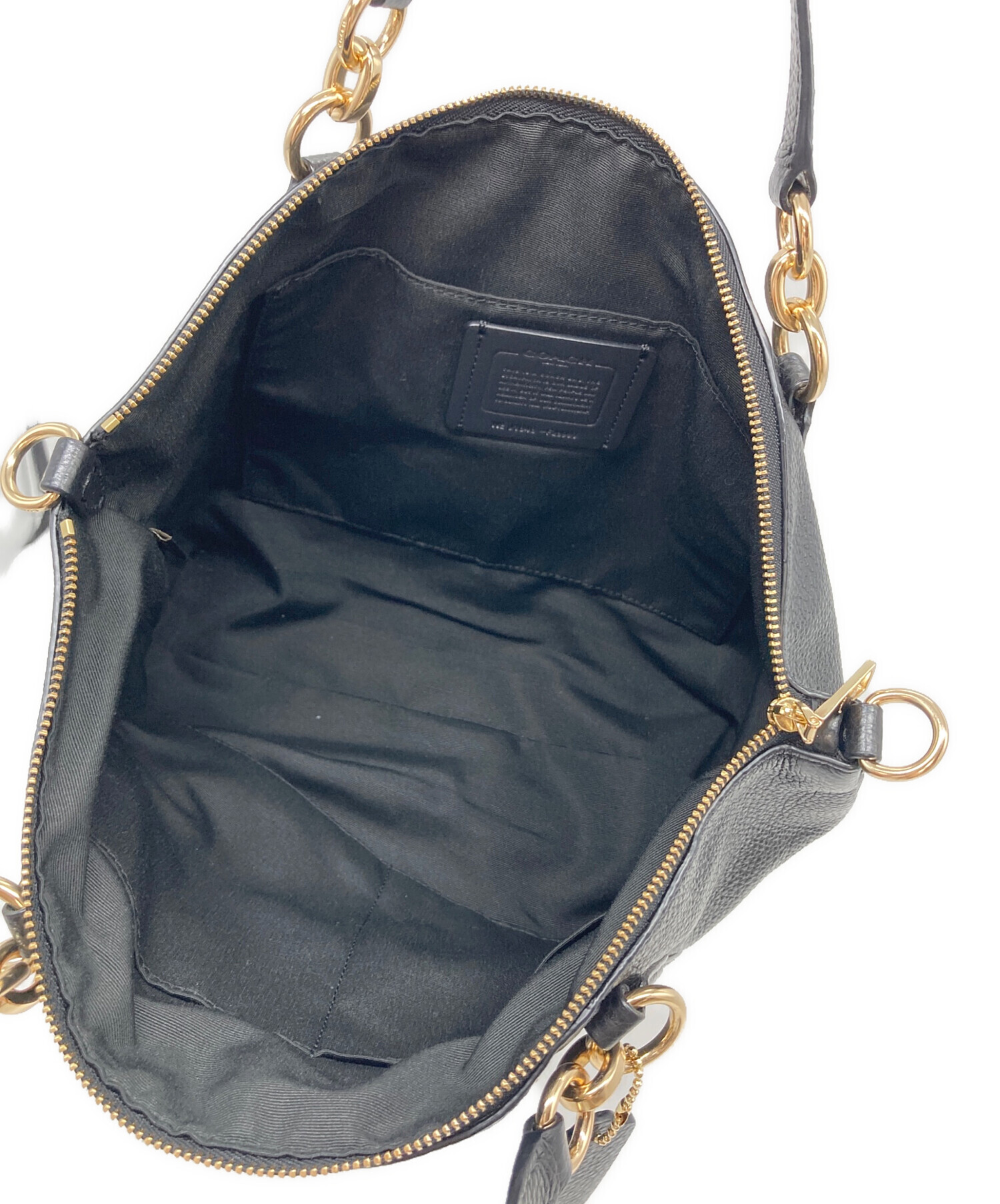 中古・古着通販】COACH (コーチ) ケルシー 2WAYハンドバッグ ブラック 