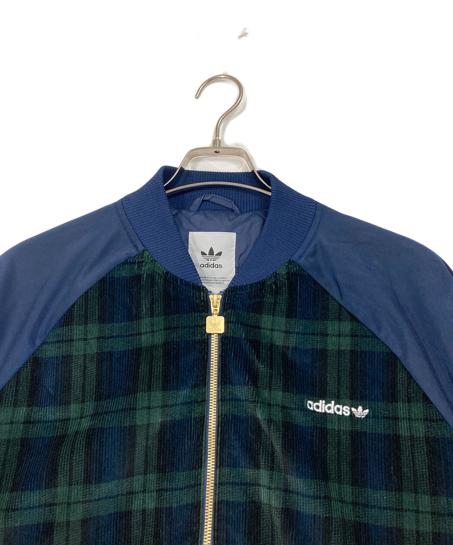 中古・古着通販】adidas (アディダス) タータン カレッジジャケット 