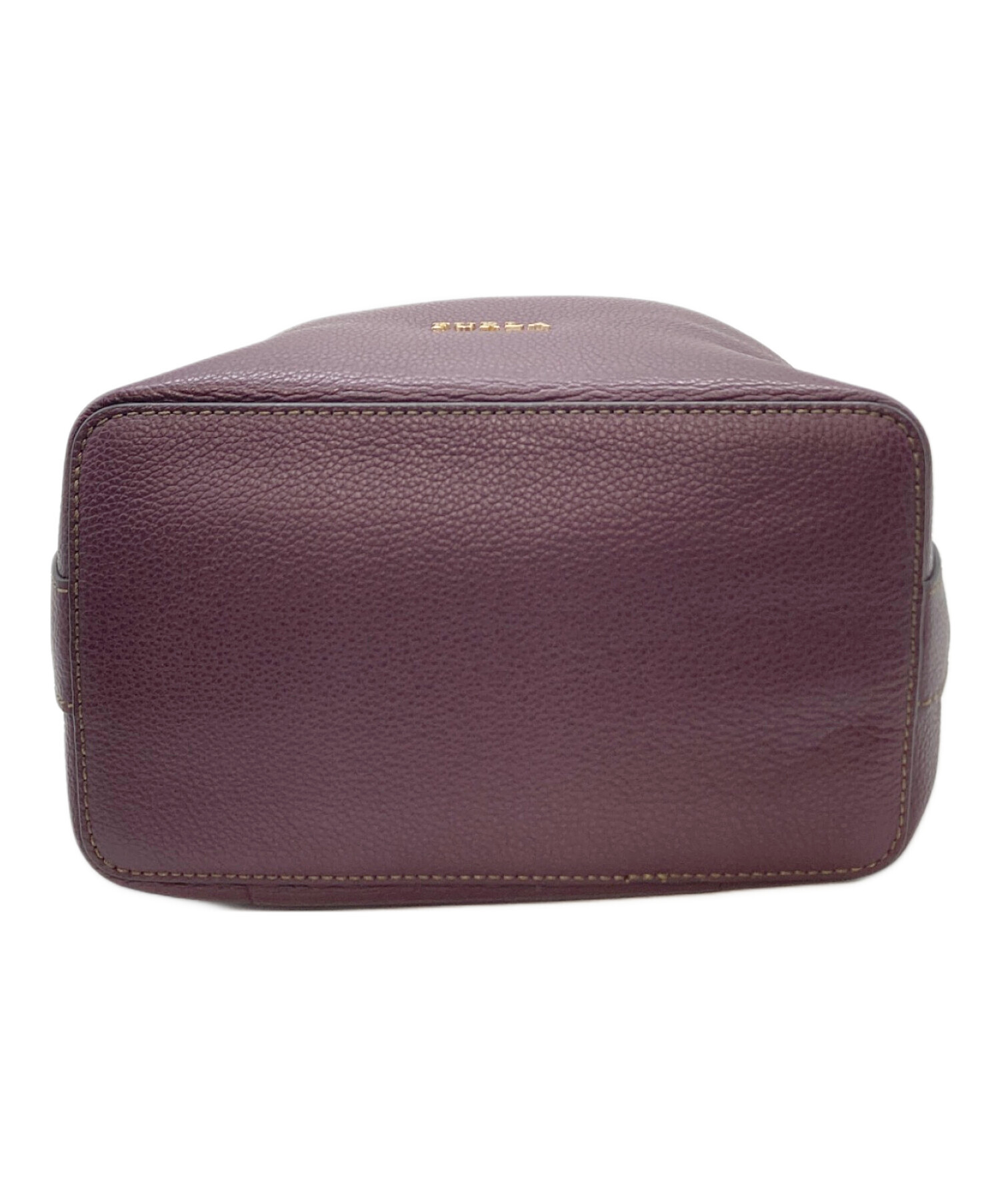 中古・古着通販】FURLA (フルラ) 2WAY巾着バッグ パープル サイズ:実寸 