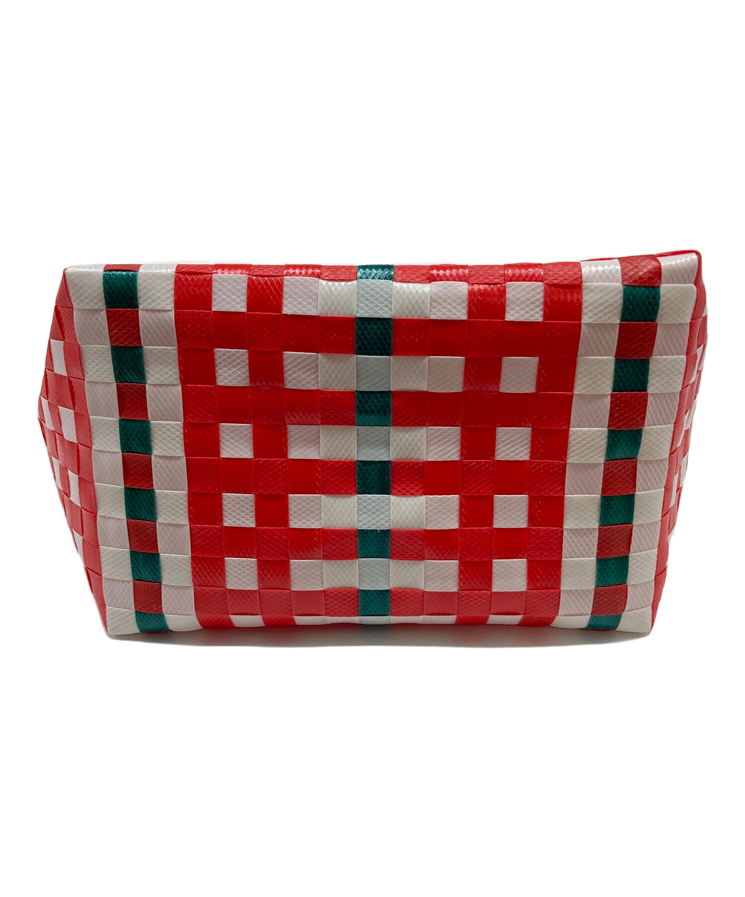 MARNI マルニマーケットピクニックバッグ　赤 中古・古着通販】MARNI (マルニ) ピクニックバッグ レッド｜ブランド