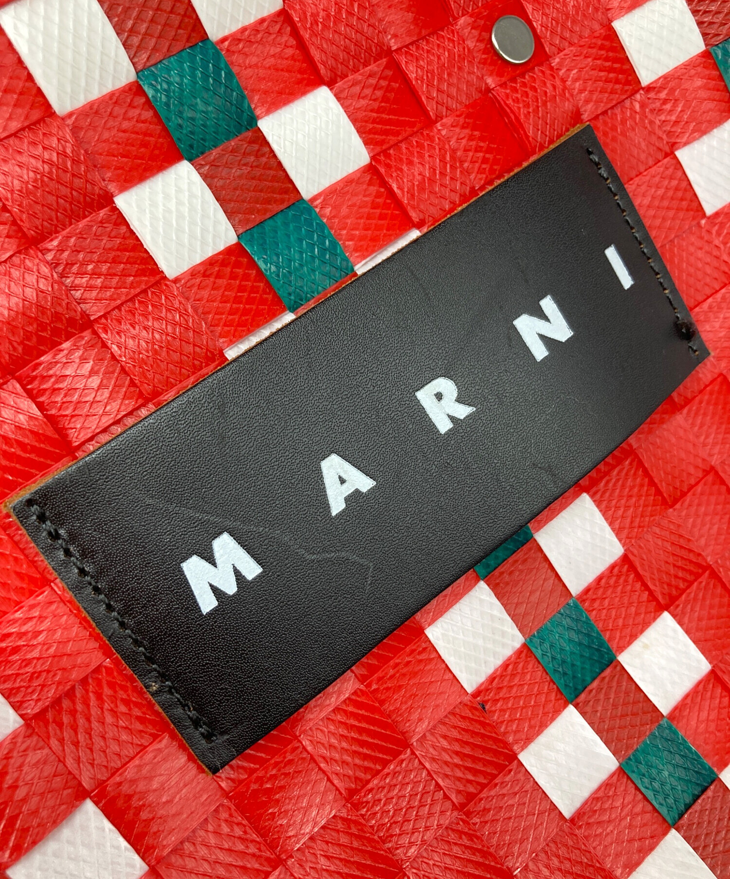 中古・古着通販】MARNI (マルニ) ピクニックバッグ レッド｜ブランド