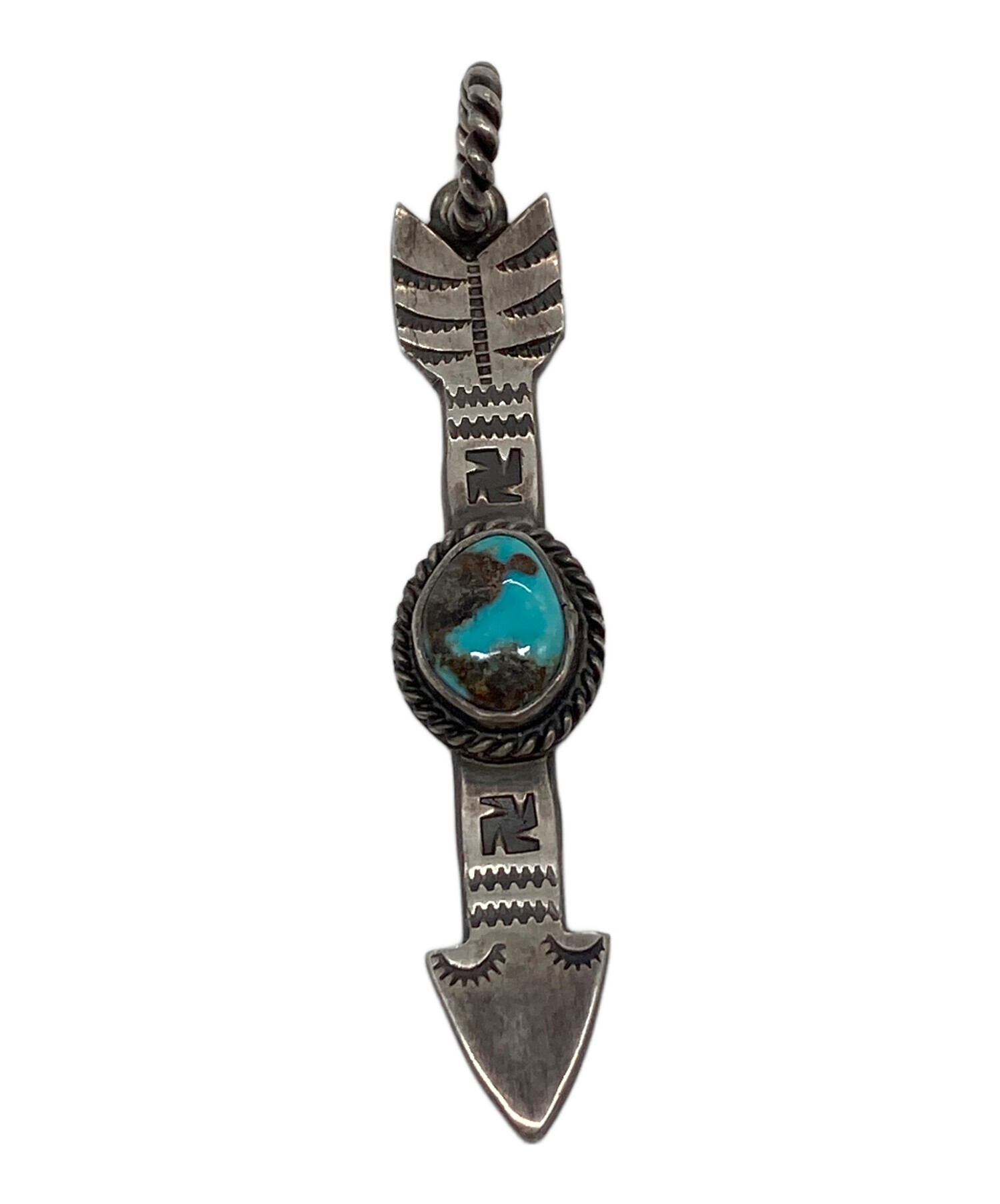 中古・古着通販】NAVAJO (ナバホ) JLS作 アロー×ターコイズ ペンダント