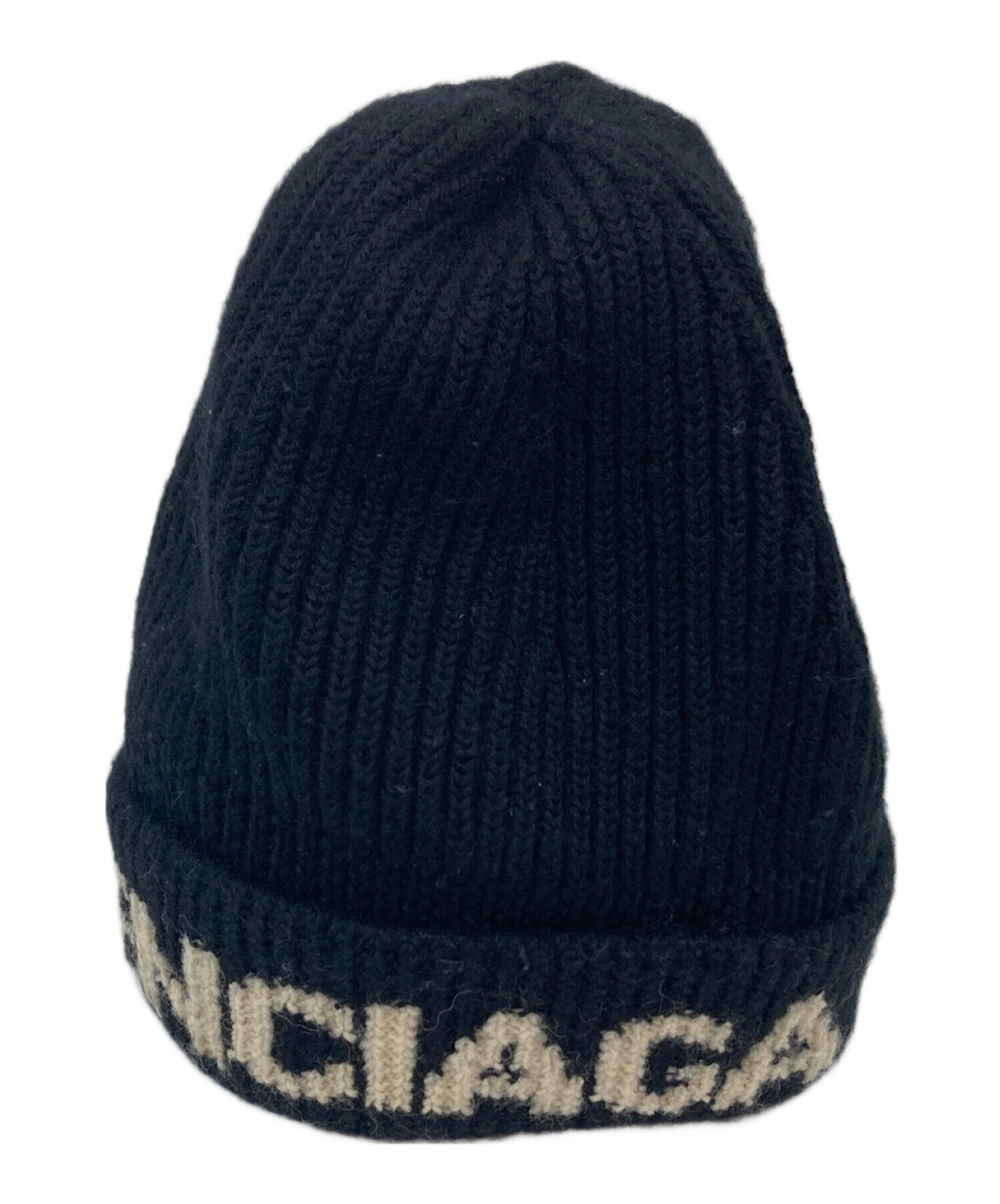 中古・古着通販】BALENCIAGA (バレンシアガ) Black Logo Jacquard